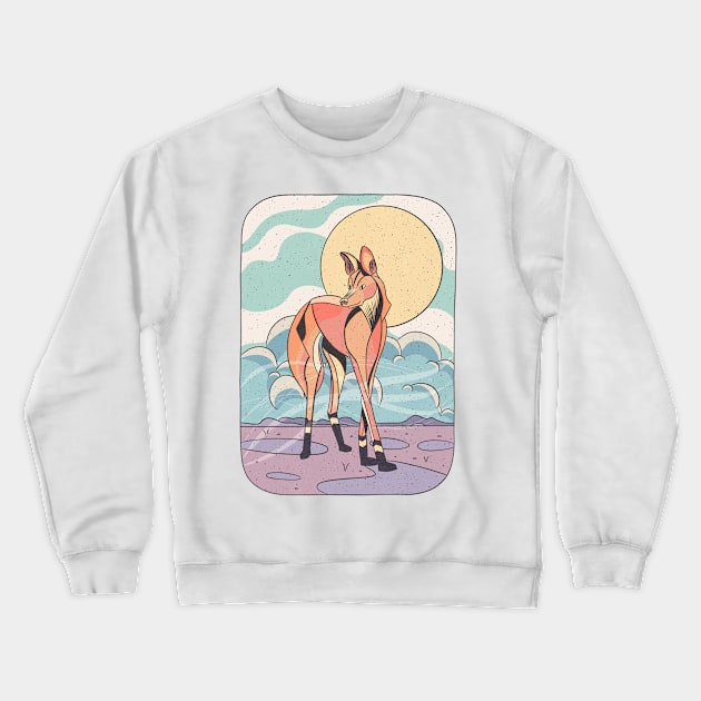 Maned Wolf Crewneck Sweatshirt by fernandaschallen